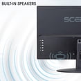 thumbnail image 2 of Sceptre Monitor LED de 22 pulgadas 75 Hz 1080P 99% sRGB HDMI X2 VGA Altavoces incorporados, negro máquina (serie E225W-19203R), 2 of 5