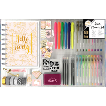 Glam Planner 1750pc Kit Hello