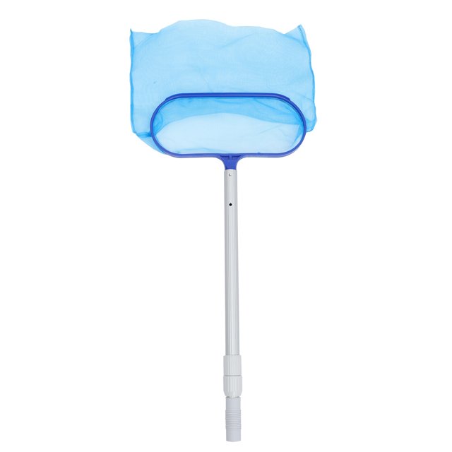 1 Conjunto de Piscina Scoop Net Pescado Estanque Telescópico Herramienta de limpieza Net Blue Blue