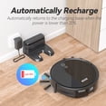 thumbnail image 7 of Rove Robot Vacuum Cleaner, 2000 Pa Strong Suction & 2600mAh Battery Life Robotic Sweeper with 600ML Dustbin, Automatic Self-Charging, Ideal for Pet Care, Hard Floor and Low Pile Carpet, 7 of 7