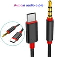 thumbnail image 1 of CNKOO Type-C to 3.5mm Car Headphone Jack HiFi Audio Adapter Connector Converter Cable, 1 of 8