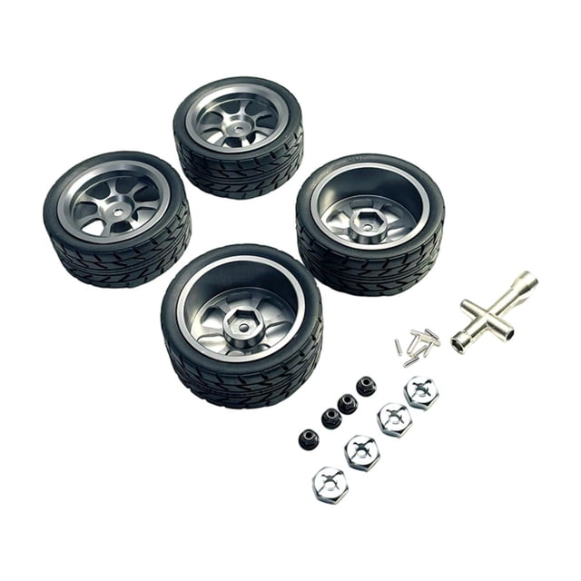 Xuanheng Roues et Pneus RC Accessoires RC Écrou de Roue M3 Élégant pour 144001 1/14 1/10 Gris