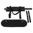 thumbnail image 2 of 6 piezas de bricolaje bolso de cuero de la PU conjunto de tejer cierres de uñas monedero inferior para tejer bolsas tejidas para dormir Negro Baoblaze Tejido de bolso de bricolaje, 2 of 8
