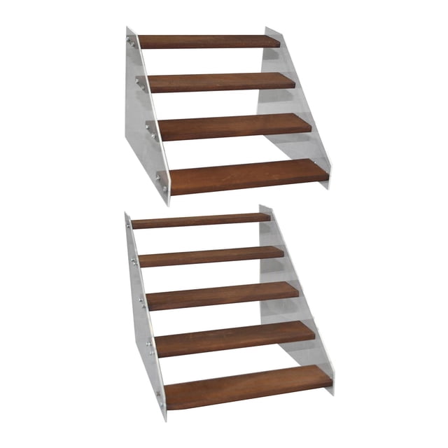 Nail varnish Stand,Wood Acrylic Display Stand Risers Figurines,Cupcakes Perfumes Collection Organizer Shelf,Acrylic Displaying Risers Organizer Accessory,Dessert Jewels Toy Figurines Display Zulema Soporte de esmalte de uñas