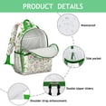 thumbnail image 3 of Watercolor Flower Pattern Student Backpack Spacious Adjustable Straps Chest Buckle Water-resistant Lightweight School Backpack for Student and Students, 3 of 6