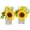 Yellow, variant on 2pcs Sunflower Decor Yellow Fake Sunflower in Pots, Artificial Sunflower for Bathroom Home Kitchen Rustic Table Centerpiece Shelf Decor