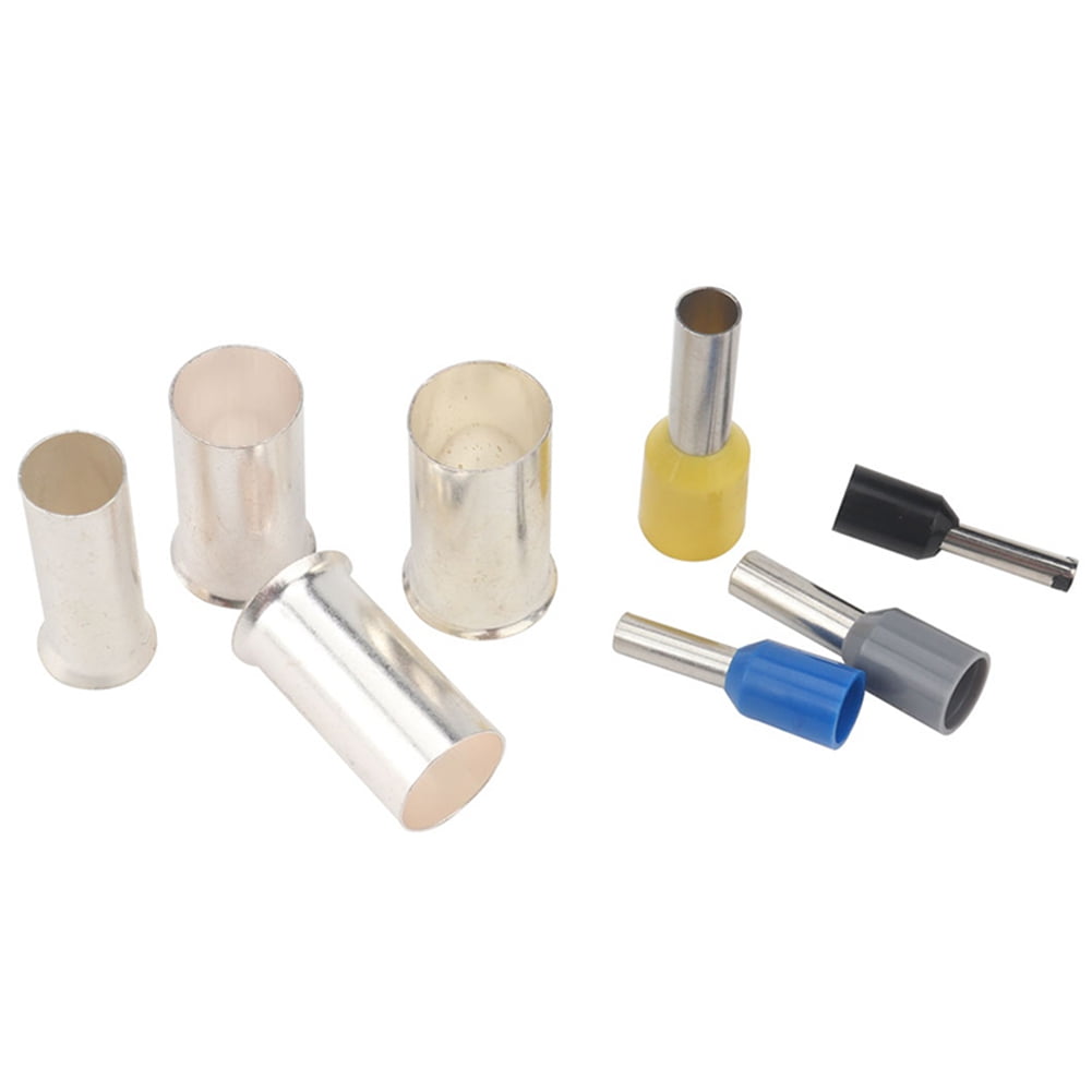 390Pcs AWG (2 4 6 8 10 12 14 16) Wire Ferrules Kits Crimp Terminal Connector Sleeves Crimping Tool