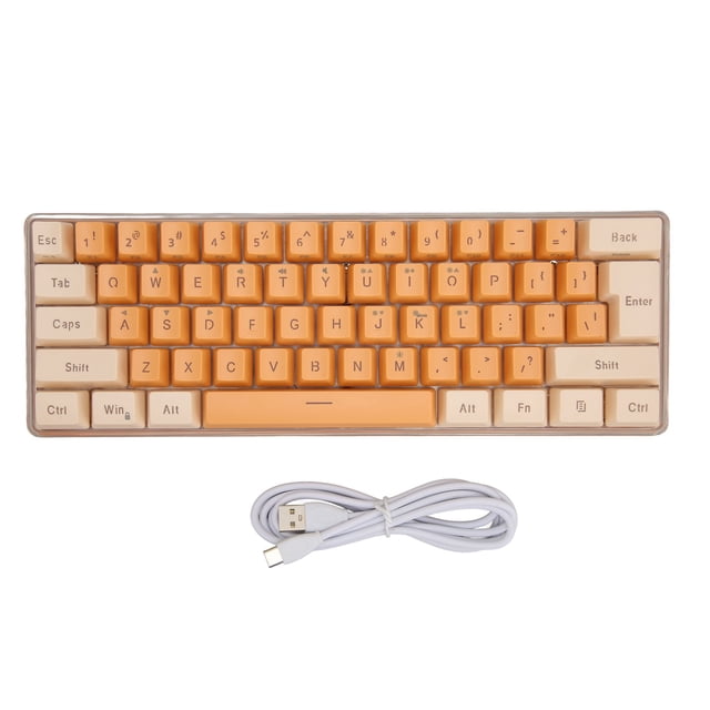 Clavier Mécanique, Clavier de Jeu USB 61 USB Clavier RGB Haute Capacité