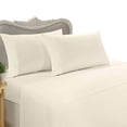thumbnail image 1 of My Favorite Linen Egyptian Cotton 800 Thread Count Solid Sheet Set - Cal-King/Ivory, 1 of 3