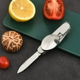 thumbnail image 2 of Multifunctional Camping Utensil Set Combining Spoon Fork And Knife Portable Tableware For Offices Indoor Use And Outdoor Activities Made Of Stainless Steel, 2 of 6