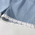 thumbnail image 5 of WRTFVZA Girls Jean Shorts Size 9-10 Years Toddler Girl's Ripped Jeans Distressed Denim Shorts with Pockets, 5 of 5