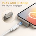 thumbnail image 5 of Yajisi Wireless Gaming Earbuds Low Latency 2.4GHz Bluetooth Dual Mode Earphones with ENC Mic USB-C Dongle for Phone Tablet Laptop Steam Deck PC VR PlayStation 5 4 Meta Quest 3, White, 5 of 9