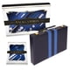 thumbnail image 2 of Set de backgammon Crazy Games Classic con funda de piel azul, 2 of 6