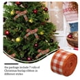 thumbnail image 1 of thinsony Christmas Ribbon Portable Party Decoration Classic Plaid House Decorations Exquisite Decorative Accessories for Celebration 9 Width 5cm, 1 of 6