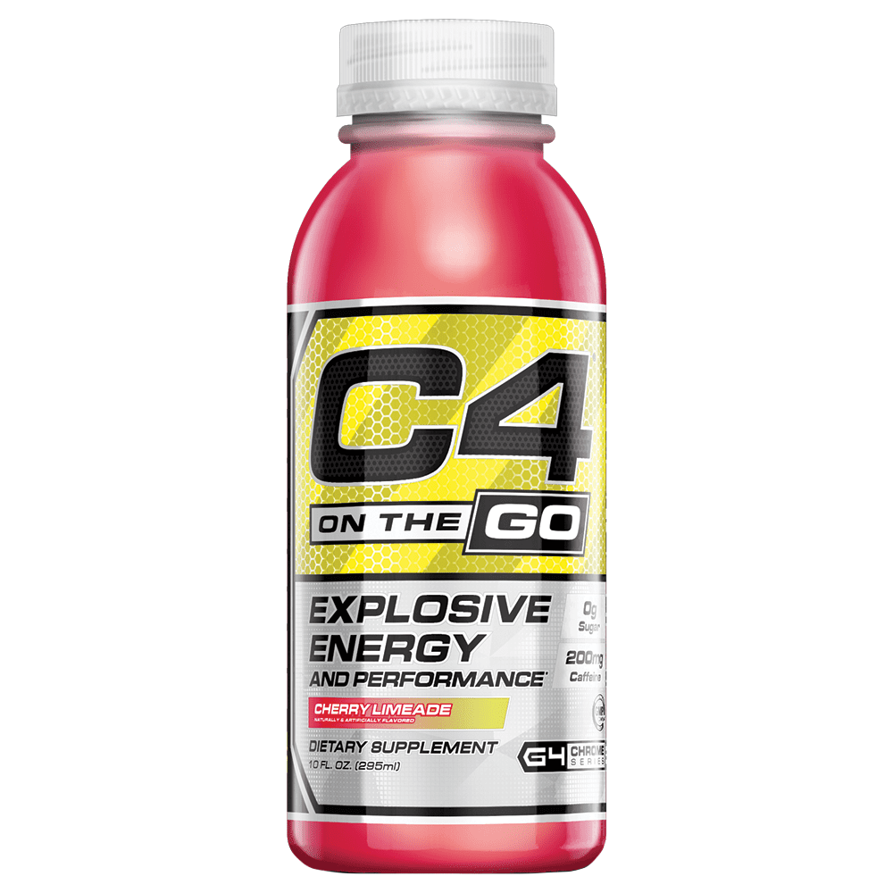 Cellucor C4 On The Go Pre Workout Energy Drink, Cherry