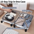 thumbnail image 6 of Concepten 5-Piece Carry on Luggage Set, PP Material Hard Shell Suitcase with TSA Lock for Rotating Wheels，Lightweight and Drop Resistant Suitcase, 6 of 8