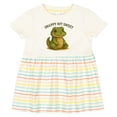 thumbnail image 3 of Inktastic Snappy but Sweet Cute Alligator Girls Baby Dress, 3 of 5