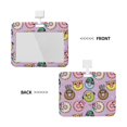 thumbnail image 2 of Junzan Cartoon Donuts ID Badge Holder with Windows Key Card Work Badge Sleeve for Office, School, Factory, ID Credit Cards, Proximity Key Cards, 2 of 6