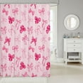thumbnail image 2 of Brythos Shower Curtains,Lay Flat to Dry Shower Curtains for Bathroom,Bead-Style Waterproof Technology Fabric Shower Curtain,Style15,72"X72", 2 of 6