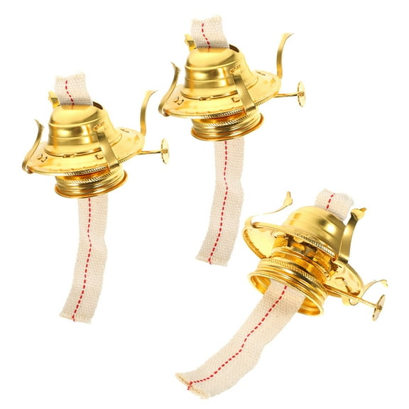 TABLETREANDS 3Pcs Kerosene Lamp Parts Assorted Color for Oil Lamps with Lighting Function