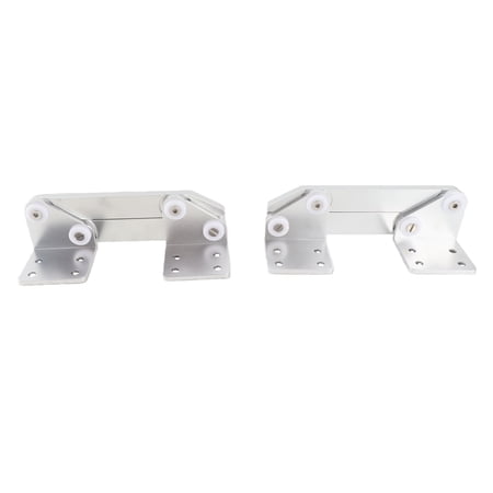 YAHHU 1 Pair Boat Seat Mounting Hinge [cite: 2], Aluminum Alloy Anti Pinch [cite: 9] Polished Finish Folding Hinge for Yacht Pontoon Ship (8.66 inches / 22.00 cm) [cite: 1]