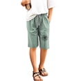 thumbnail image 3 of Hiijoy Big Girls Pull-On Knit Shorts Dandelion Print Knee-Length Shorts, Sizes 11-12Y, 3 of 3