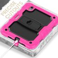 thumbnail image 4 of FJLBDE Case for iPad Mini 7 A17 Pro 2024/Mini 6 2021 8.3 Inch 7th/6th Gen, Rugged Shockproof Tablet Cases Cover with Kickstand Shoulder Strap, Rose, 4 of 7