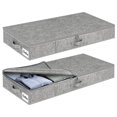 thumbnail image 1 of Cajas de almacenamiento bajo la cama Kukikan 85 x 40 x 11 cm plegables, paquete de 2, 1 of 8