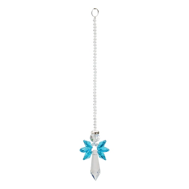 Campanas De Viento Campanas De Viento Angel Crystal Light Catcher Accesorios de iluminación Cortina Hogar Jardín Colgantes