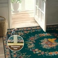 thumbnail image 5 of ZENELESS Area Rugs for Living Room,5x7ft Machine Washable Non Slip Modern Rugs for Home decor Living Room Dining Room Bedroom Den Nursery Dark Green, 5 of 10
