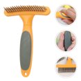 thumbnail image 3 of Brosse de Toilettage pour Chien Brosse à Démaquiller Outil de Perte de Dents à Double Rangée, 3 of 5