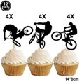 thumbnail image 5 of Suministros de fiesta de bicicleta, pancarta de cumpleaños, globo, Decoración de Pastel de bicicleta, adorno de Cupcake, decoración de fiesta de cumpleaños de bicicleta, 5 of 5