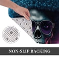thumbnail image 3 of Kdxio Punk Style Blue Haired Skull,16" x 24", Non-Slip Front Door Mats,Outdoor Welcome Mat Washable, 3 of 9