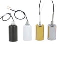 thumbnail image 4 of E27 E14 Ceramic Screw Base E14 Bulb Holder Light Bulb Lamp Socket Holder Adapter Pendant Hanging, 4 of 5