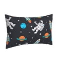 thumbnail image 2 of Balery Space Pillow Covers,Bed Pilowcases,Reversible Plush Throw Pillow Covers End Pillow Encasement,Pillow Case - 20"X30", 2 of 9