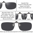 thumbnail image 3 of Gafas de Sol Clip On CAXMAN con Lentes Polarizadas Gris 57 mm x 36 mm, 3 of 6