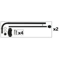 thumbnail image 4 of Urbanest Swing Arm Rods, 1/2", 24"-38", Black, Set of 2, 4 of 6