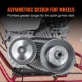 thumbnail image 4 of STAWAY 2000 RPM Drive Clutch Kit for 2-8 HP Engines - Durable, High-Tensile Rubber Belt, Asymmetrical Design for Go-Karts, ATVs & Mini Bikes, 4 of 9