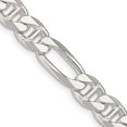 thumbnail image 1 of Sterling Silver 7.75mm Figaro Anchor Chain (26 X 7.75) Made In Italy qaf220-26, 1 of 5
