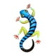 thumbnail image 2 of Arte de La Pared de La Estatuilla de La Escultura Del Gecko , Figura para La Exhibición de La Pared, para El Jardín de La Escultura de , Azul un B 1 BLESIY Figura de Gecko, 2 of 8