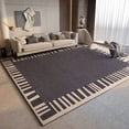 thumbnail image 4 of Living Room Crystal Velvet Carpet Non-slip Flower Print Area Rug Home Decoration Nordic Washroom Floor Mat Table Large Carpets My Lux Decor Round, 4 of 14