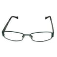 thumbnail image 5 of Lucky Womens Ivy Teal Metal Eyeglass Soft Rectangle 51mm, 5 of 6