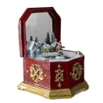 thumbnail image 2 of Northlight 6.5" Red and Gold Holiday Winter Village Music Box, 2 of 3