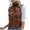 Brown, variant on Unir Fall Sweater Vest For Women, Sleeveless Turtleneck Loose Knit Pullover Vest, Cropped Knitted Tank Layering Top, 1 Piece Garment, S‑M‑L, True To Size