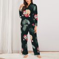 thumbnail image 2 of Balery Baby Sloths Sleeping Conjunto de Pijama con Estampado para Mujer, Conjunto de Dos Piezas con Manga Larga, Ropa de Dormir Suave con Bolsillos, Pijamas Cómodos-Large, 2 of 7