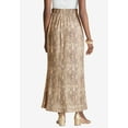thumbnail image 3 of Jessica London Women's Plus Size Wrinkle Resistant Pull-On Elastic Knit Maxi Skirt, 3 of 6