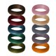 thumbnail image 2 of Paquete de Goma Unisex Duraderas de Piel de Silicona de Silicona. , Tamaño 10 Fernando Anillos de silicona para hombres, 2 of 8