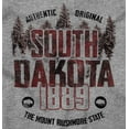 thumbnail image 2 of South Dakota Rugged Outdoor Adventure Men's Graphic T Shirt Tees Brisco Brands S, 2 of 4
