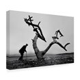 thumbnail image 3 of Canvas Wall Art - Wei Tang 'Old Man And Tree' Wall Art for Living Room, Bedroom, or Office D?cor by Trademark Fine Art - 24 x 16 Inches, 3 of 4