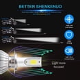 thumbnail image 6 of Combo 9005+H7+H11 LED Headlight High/Low Beam Bulb 6000K 70W 9800LM Fog Light, 6 of 12